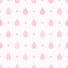 Rain drops background. Seamless pattern.Vector. 雨のパターン