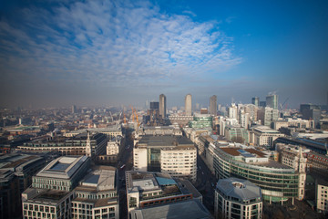 Rooftop view of London