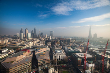 Rooftop view of London