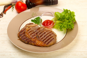 Rib eye steak