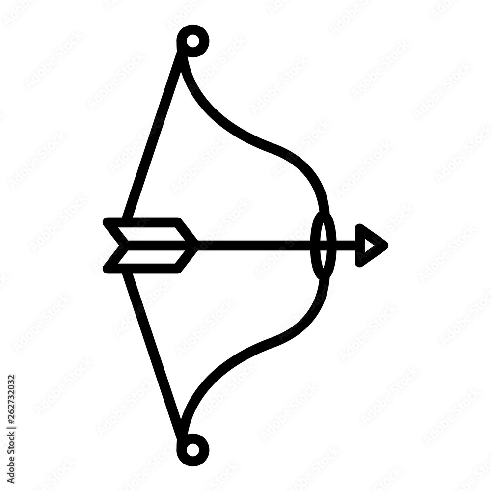 Aufkleber ancient arch icon. outline ancient arch vector icon for web design isolated on white background