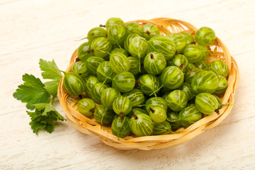Gooseberries in the bowl