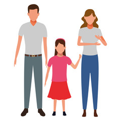 family avatar cartoon character