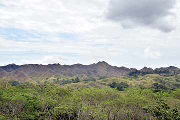 Forested Hill tops in mountainous Cordillera