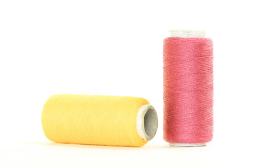 Two sewing thread