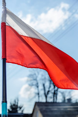 Fototapeta na wymiar Polish flag