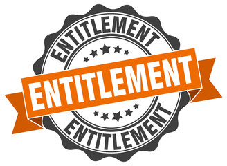 entitlement stamp. sign. seal