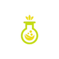Agriculture Leaf Lab Logo Concept Design