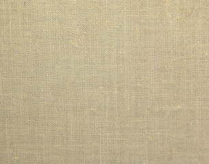 Textured background of gray natural textile   