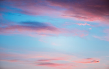 Obraz premium Dramatic sky at sunset