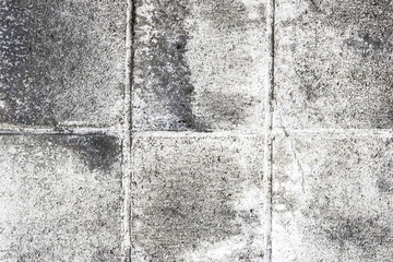 Grunge gray concrete blocks texture.