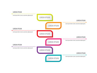 Naklejka premium Infographic diagram vector