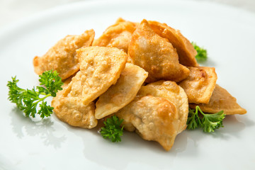 fried chicken on a plate