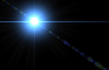 Lens flare, outer space earth, moon, eclipse