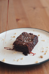 Walnut brownie