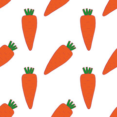 Carrot seamless pattern