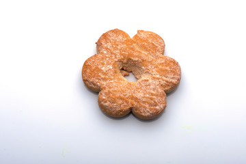 cookies closeup. broken cookies