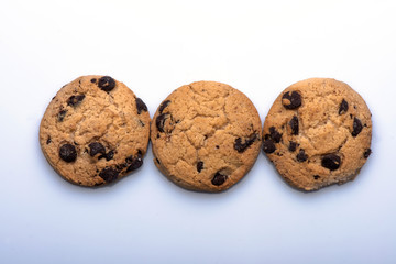 cookies closeup. broken cookies