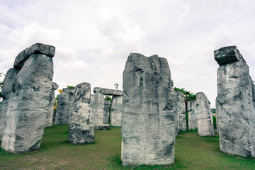 Stonehenge replica The real thing is in England.