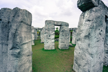 Stonehenge replica The real thing is in England.