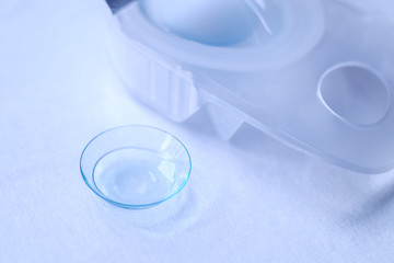 Contact lenses, ultra-wetting and comfortable wearing of contact lenses. Medicine and vision...