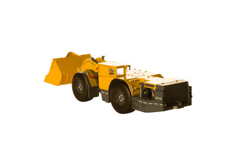 Mining underground electric loader vehicle