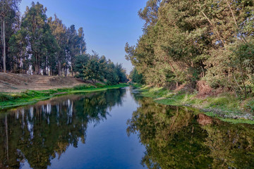 Fototapeta na wymiar A river in Quillota in Chile