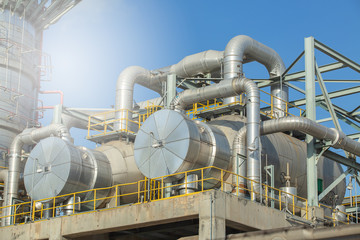Heat Exchanger and Column, Heat Exchanger Gas separation plant.