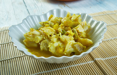 South Indian hake curry