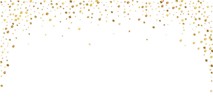 Sparse gold confetti luxury sparkling confetti. Sc