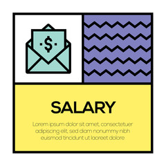 SALARY ICON CONCEPT