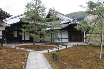 traditional monuments (Otani Sobyo) in kyoto (japan)