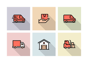 DELIVERY ICON CONCEPT