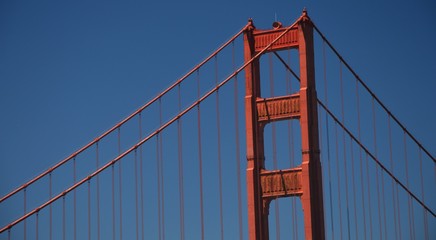 Golden Gate Bridge in San Francisco from May 2, 2017, California USA