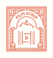 FILM STRIP ICON CONCEPT