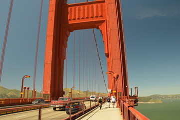 Golden Gate Bridge in San Francisco from May 2, 2017, California USA