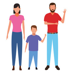 family avatar cartoon character