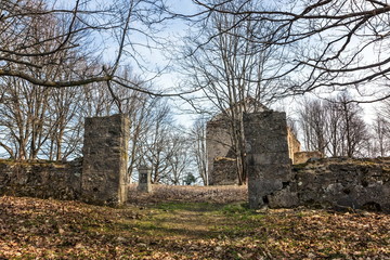 entrance to an old graveyard