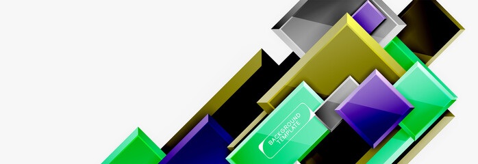 Square geometric composition