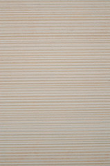 Obraz premium Ecru ceramic tile with horizontal lines on wall