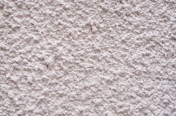 New light pink external plaster on wall