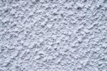 New light gray external plaster on wall