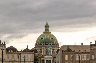 Fototapeta na wymiar View of Copenhagen Cathedral