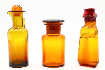 Antique Medicine Bottles, 1800s Victorian Era