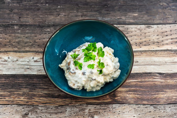 Italian chicken and mushroom risotto