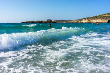 Fototapeta premium big crashing wave