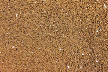 Sand texture. Sandy beach for background. summer concept. Top view.