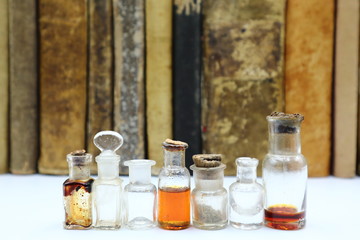 Antique Medicine Bottles, 1800s Victorian Era