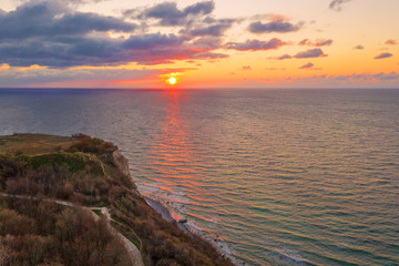 Obraz premium Sonnenaufgang am Kap Arkona