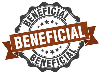 Fototapeta premium beneficial stamp. sign. seal